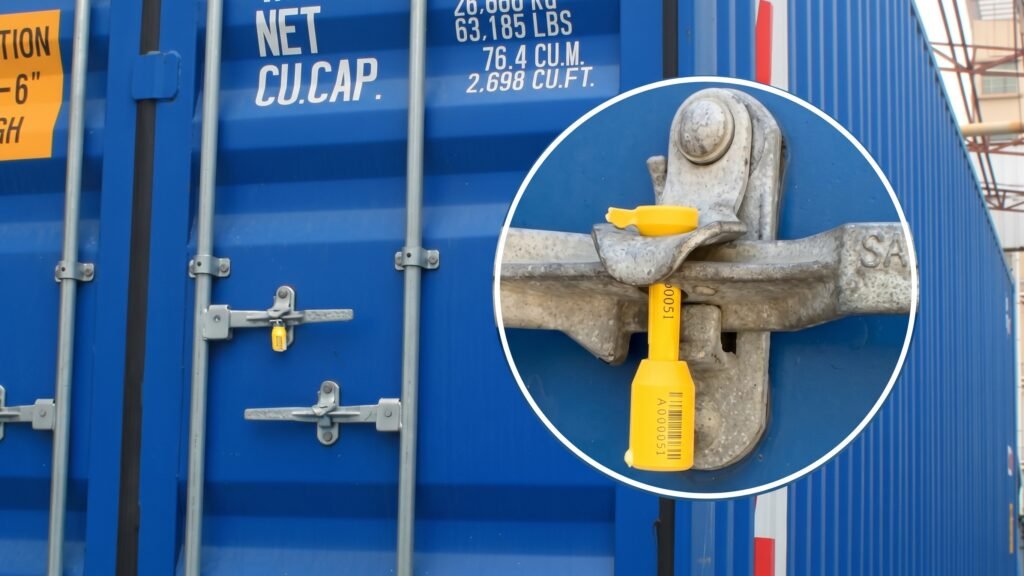 sealed container